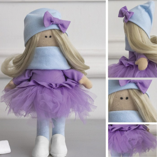 Интерьерная кукла «Вивьен». набор для шитья. 21 × 29.7 × 0.5 см