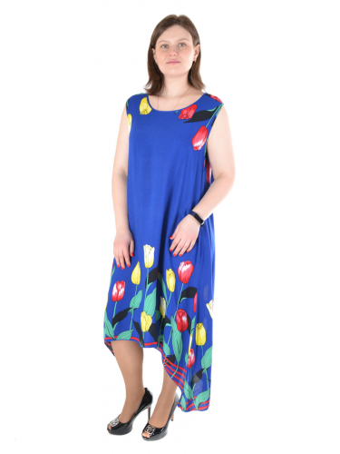 Платье женское 8017-синий