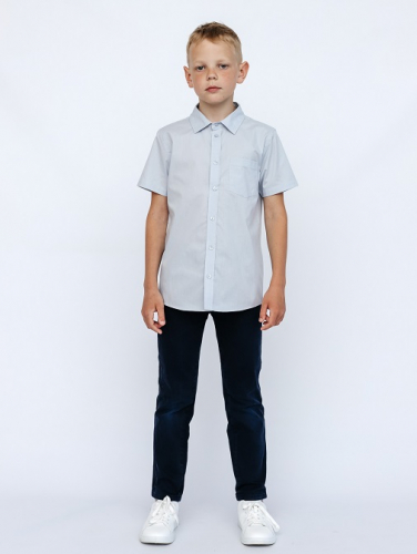 CWJB 63165-23 Рубашка для мальчика,серый