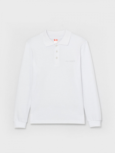 CWJB 63159-20 Рубашка-поло для мальчика,белый