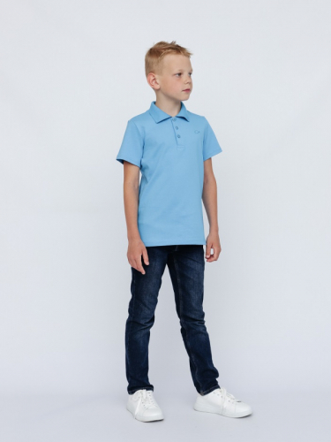 CWJB 63158-43 Рубашка-поло для мальчика,голубой