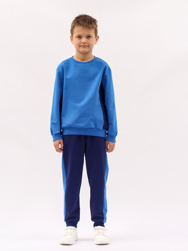 CWJB 90112-42 Комплект для мальчика (джемпер, брюки),синий