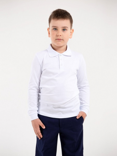 CWJB 63156-20 Рубашка-поло для мальчика,белый
