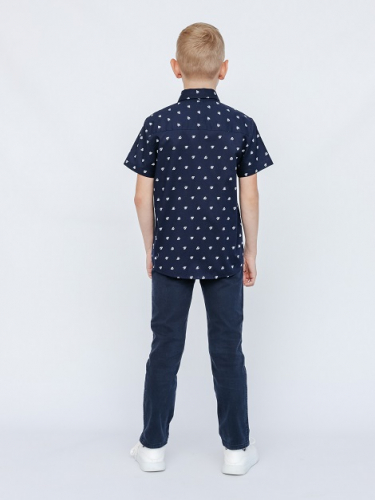 CWJB 63166-41 Рубашка для мальчика,темно-синий