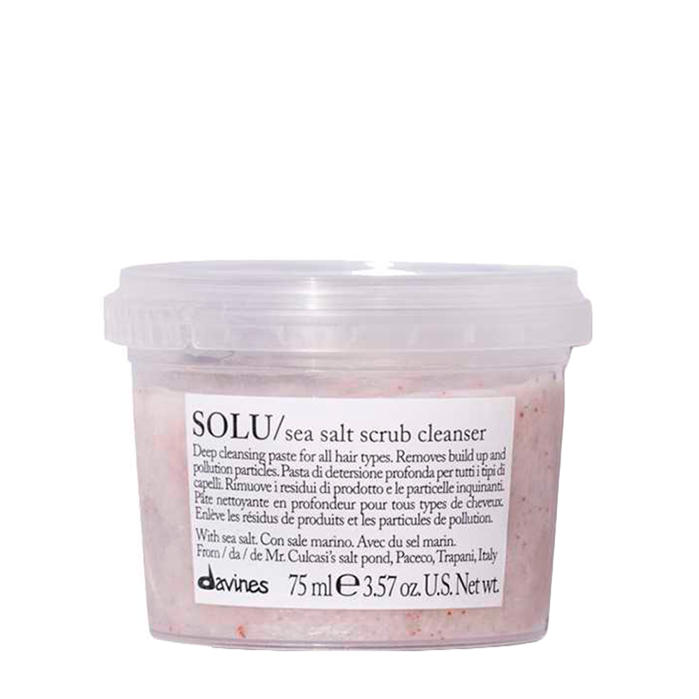 DAVINES Скраб с морской солью для волос и кожи головы / SOLU travel 75 мл