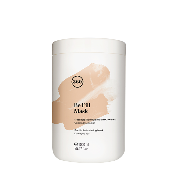 Маска реструктурирующая для волос с кератином / Mask Be Fill 1000 мл 360 HAIR PROFESSIONAL