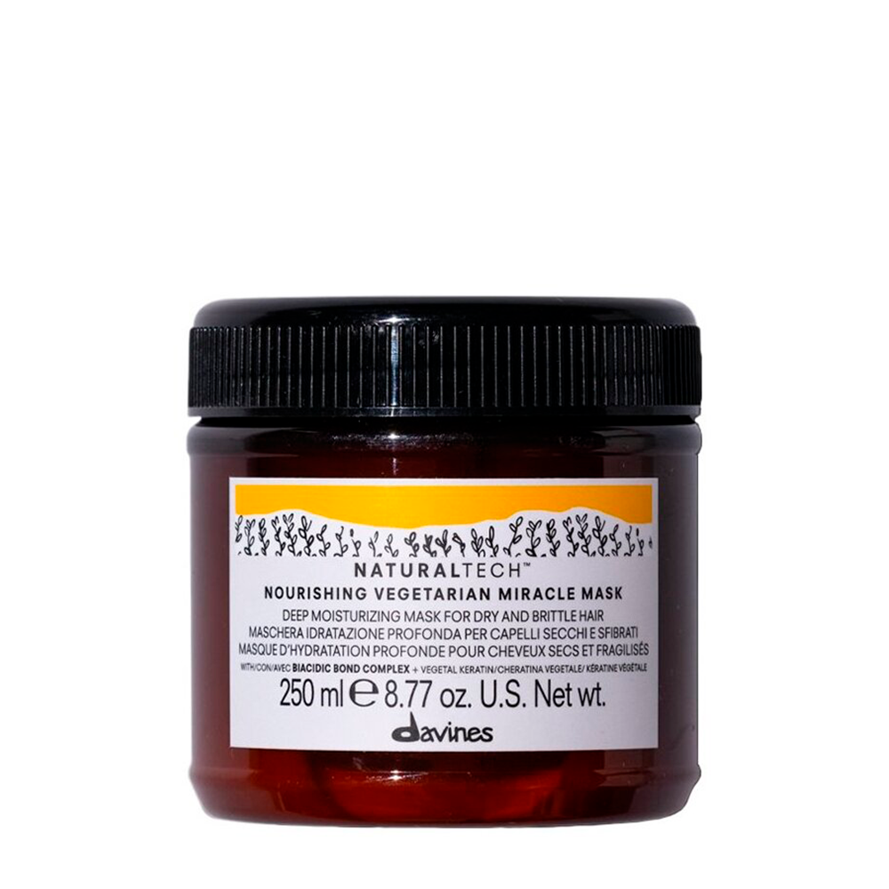 DAVINES Маска интенсивно питающая для волос Вегетарианское чудо / Nourishing Vegetarian Miracle mask 250 мл