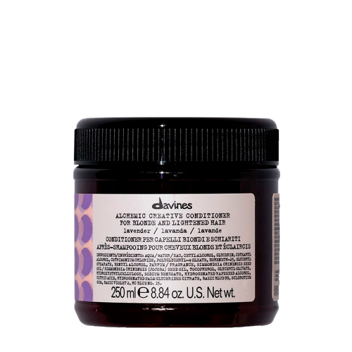 DAVINES Кондиционер оттеночный креативный для натуральных и окрашенных волос, лавандовый / Alchemic creativ conditioner Lavender 250 мл