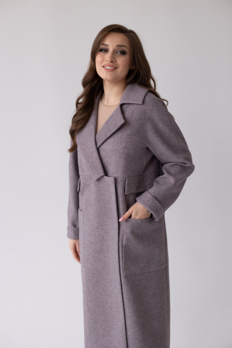 Пальто женское демисезонное 24280 (браун)