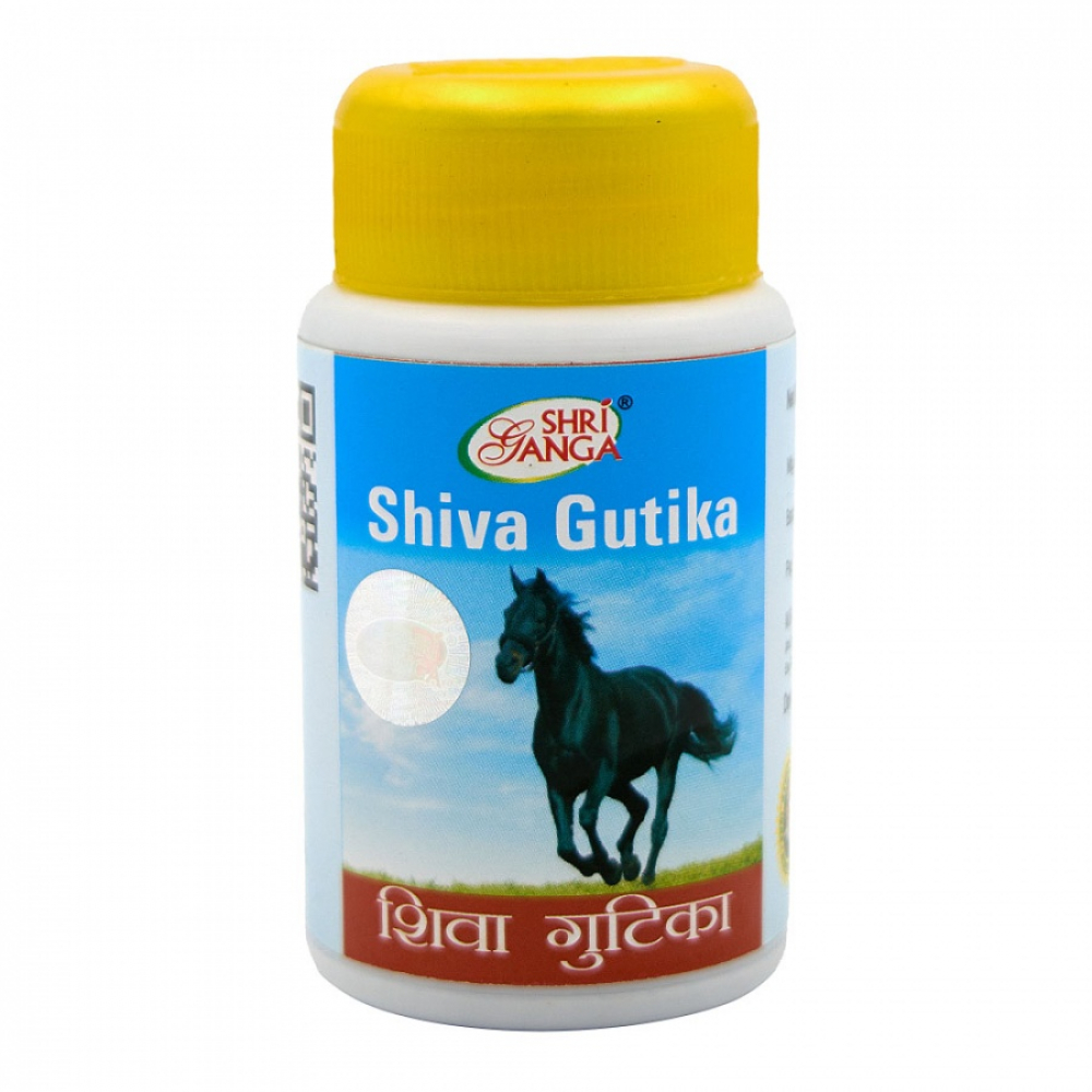 SHRI GANGA Chiva Gutika Шива Гутика для укрепления здоровья, улучшения работы всего организма 50г
