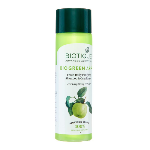 BIOTIQUE Bio green apple shampoo & conditioner Шампунь-кондиционер био зеленое яблоко 120мл