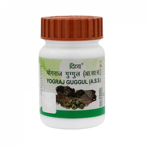 PATANJALI Yograj Guggul Йогарадж Гуггул для снижения боли в суставах 80таб