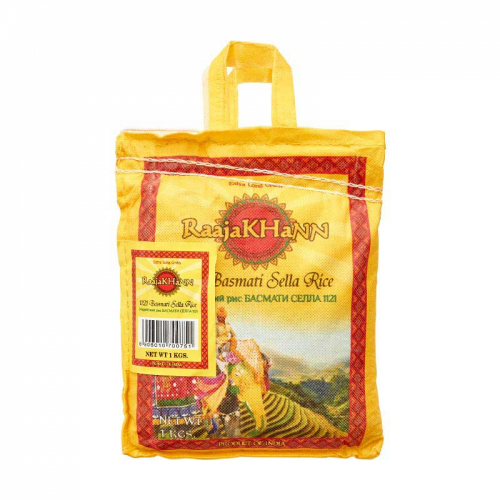 RAAJAKHANN Basmati Rice Рис Басмати длиннозерный пропаренный 1кг