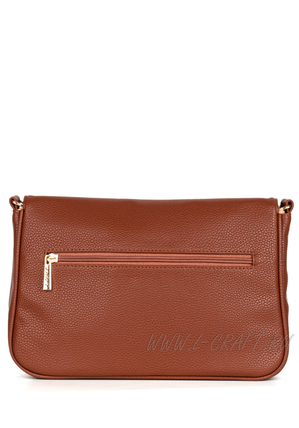 Модель №1228 | кожзам | гладкий | рыжий | Р820-22 | 29397
