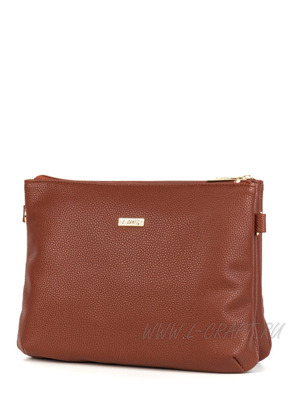 Модель №1444 | кожзам | гладкий | рыжий | Р820-22 | 29403