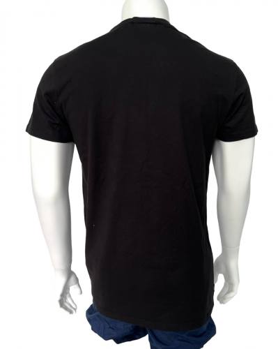 Черная мужская футболка NXP  №533