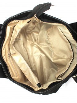 Сумка женская иск/кожа+нат/замша ADEL-251/1в (формат А 4), 1отдел+кар/перег, черный 245778