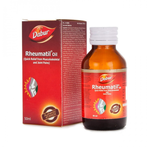 Rheumatil Oil Dabur (Лечебное масло для суставов Ревматил Дабур) 50мл Уценка срок годности до 06.22