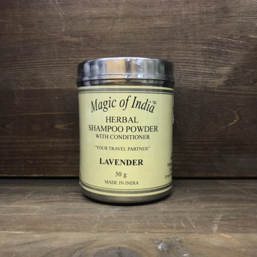 Shampoo Powder Lavender Magic of India (Сухой травяной шампунь Лаванда Мэджик оф Индия) 50г