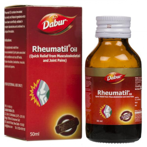 Rheumatil Oil Dabur (Лечебное масло для суставов Ревматил Дабур) 50мл