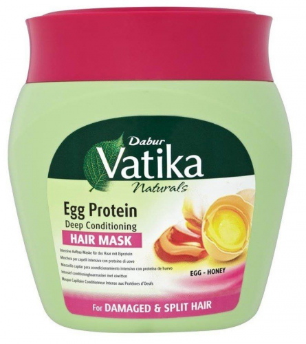 Vatika Egg Protein Hair Mask Dabur (Маска для волос Ватика Мед и Яйцо Дабур) 500гр