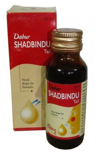 Масло для носа Shadbindu Tail Dabur (Шадбинду Тел Дабур) 50мл