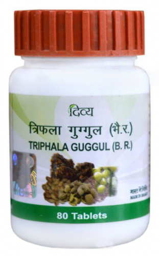 Triphala Guggul Patanjali (Трифала Гуггул Патанджали) (40 таблеток)