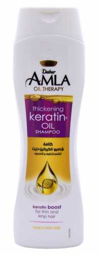 Amla Oil Therapy Thickening Keratin Oil Dabur (Шампунь Кератин + Масло для тонких и ослабленных волос Дабур) 200мл