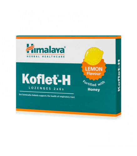 Леденцы от кашля Koflet lemon Himalaya Herbals (Кофлет Хималая Хербалс) 6шт