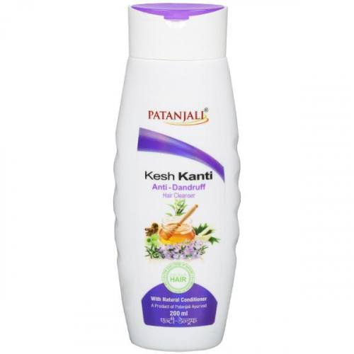 Shampoo Kesh Kanti Anti Dandruff Patanjali (Шампунь Кеш Канти Розмарин и Мед Патанджали) 200мл