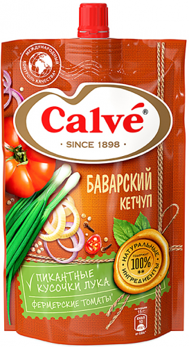 Кетчуп Calve Баварский д-п 350