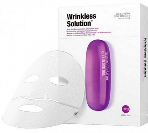 Dr.Jart+ Wrinkless Solution Омолаживающая термо-маска с пептидами, 5 штук по 28г.