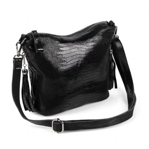 Женская кожаная сумка 6601-А238 Блек(1)