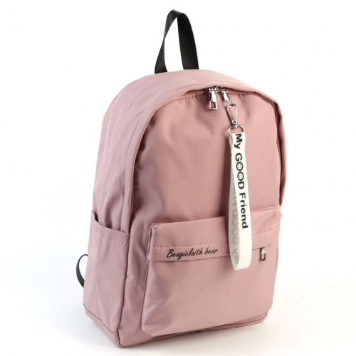 Женский текстильный рюкзак 2909 Розовый