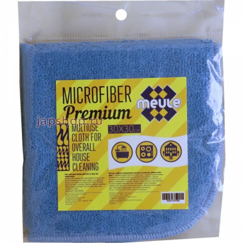 Meule Microfiber Premium Салфетка из микрофибры, универсальная, для уборки, 30х30 см (4630013570083)