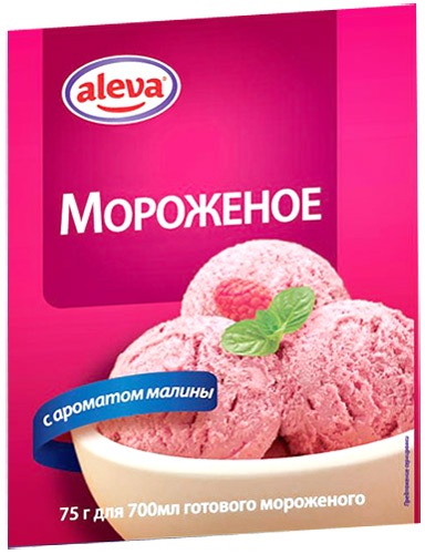 Крем сухой для тортов aleva со сливочным вкусом 65 г