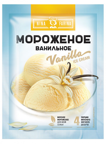 «Nina Farina», мороженое «Ванильное», 70 г