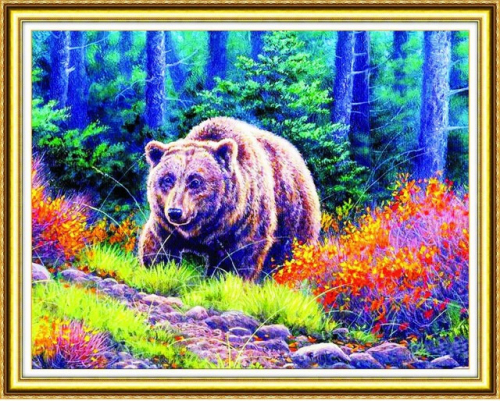 HWA 2203 Медведь в лесу