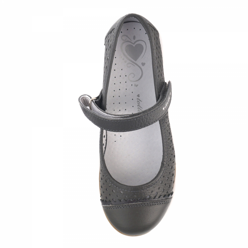 30000/2-КП-08 (серый,721) Туфли школьные ТОТТА оптом (нат. кожа), размеры 31-36