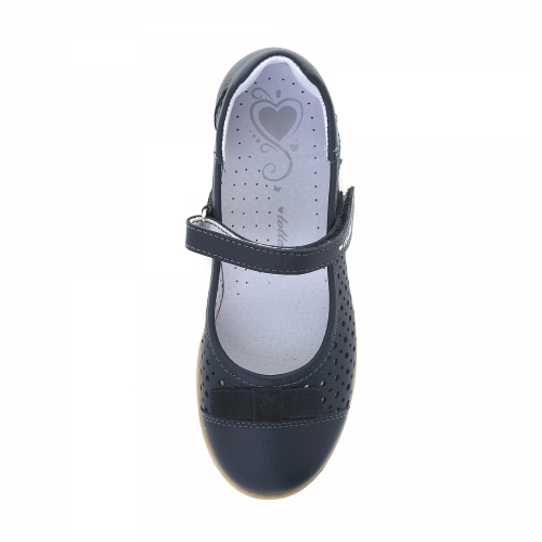 30001/3-КП-04 (синий, 712) Туфли школьные ТОТТА оптом (нат. кожа), размеры 31-36