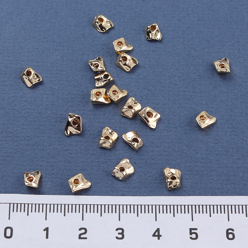 Разделитель родиевое покрытие 5*4 мм 20 шт золото