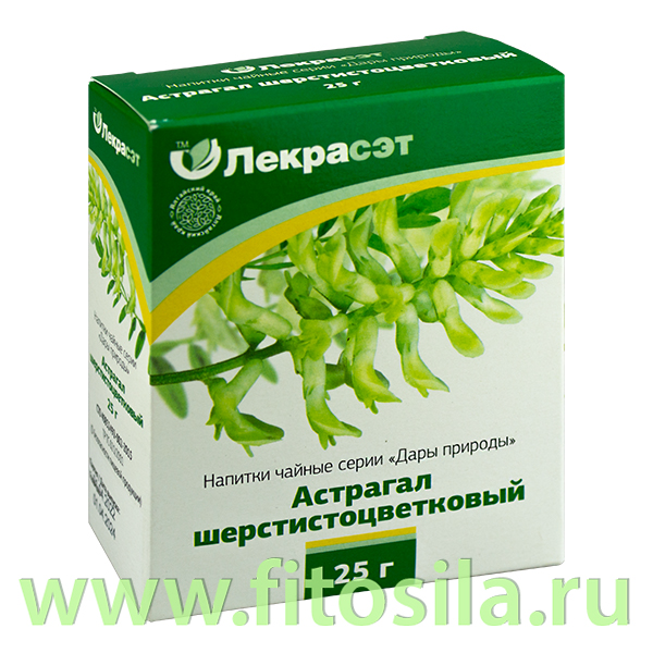 Астрагал шерстистоцветковый трава, 25 гр. Напиток чайный серии