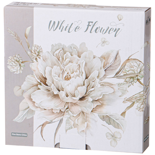 НАБОР ТАРЕЛОК ЗАКУСОЧНЫХ LEFARD ''WHITE FLOWER