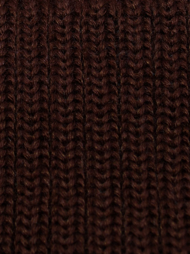 Шапка для мальчика весна-осень Леся (Цвет коричневый), размер 54-58, шерсть 50%
