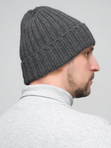 Комплект зимний мужской шапка+снуд Blanco (Цвет темно-серый), размер 56-58; 58-60, шерсть 30%
