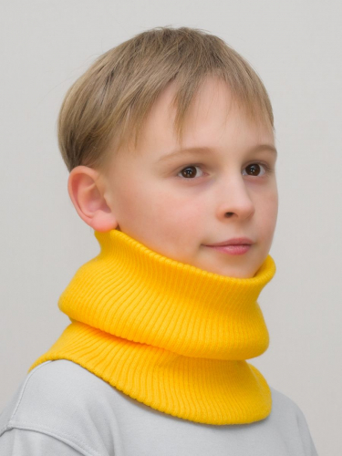 Снуд воротник для мальчика Вега (Цвет желтый), Один размер