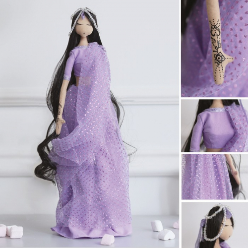 Интерьерная кукла «Жасмин», набор для шитья 21 × 0,5 × 29,7 см