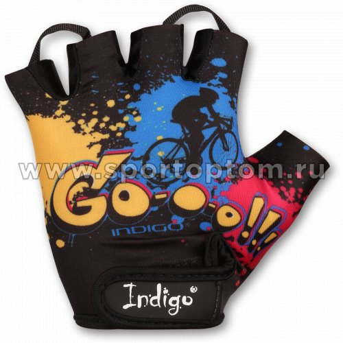Перчатки велосипедные мужские INDIGO GO IN177 Черный