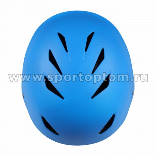Шлем для скейтбординга взрослый INDIGO 12 вентиляционных отверстий IN320 55-59см Синий