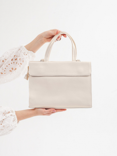 Сумка TOTE light small, молочный перламутр